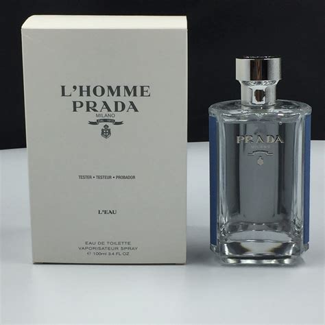 men's l'homme prada l'eau eau de toilette spray 1.7 oz|is Prada l'homme long lasting.